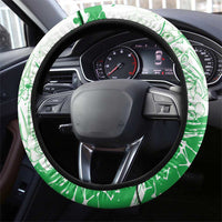Wales Saint David’s Day Steering Wheel Cover Funny Welsh Dragon Daffodil - Wonder Print Shop