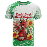 Wales Saint David’s Day Personalized T Shirt Funny Welsh Dragon Daffodil - Wonder Print Shop