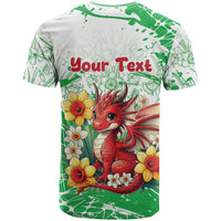 Wales Saint David’s Day Personalized T Shirt Funny Welsh Dragon Daffodil - Wonder Print Shop