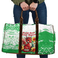 Wales Saint David’s Day Personalized Travel Bag Funny Welsh Dragon Daffodil - Wonder Print Shop