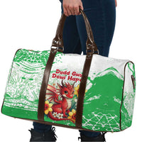Wales Saint David’s Day Personalized Travel Bag Funny Welsh Dragon Daffodil - Wonder Print Shop
