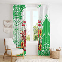 Wales Saint David’s Day Personalized Window Curtain Funny Welsh Dragon Daffodil - Wonder Print Shop