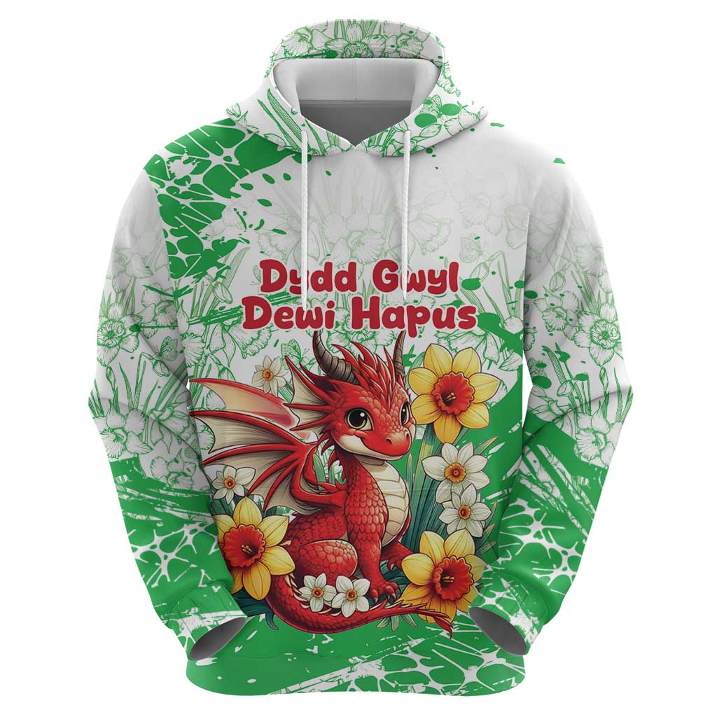 Wales Saint David’s Day Personalized Zip Hoodie Funny Welsh Dragon Daffodil - Wonder Print Shop