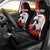 Personalized Poland Eagle Car Seat Cover Rzeczpospolita Polska Poppy Flower