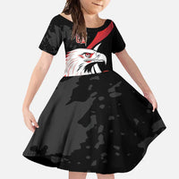 Personalized Poland Eagle Family Matching Long Sleeve Bodycon Dress and Hawaiian Shirt Rzeczpospolita Polska Poppy Flower