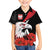 Personalized Poland Eagle Family Matching Off The Shoulder Long Sleeve Dress and Hawaiian Shirt Rzeczpospolita Polska Poppy Flower