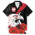 Personalized Poland Eagle Family Matching Off Shoulder Maxi Dress and Hawaiian Shirt Rzeczpospolita Polska Poppy Flower
