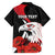 Personalized Poland Eagle Family Matching Short Sleeve Bodycon Dress and Hawaiian Shirt Rzeczpospolita Polska Poppy Flower