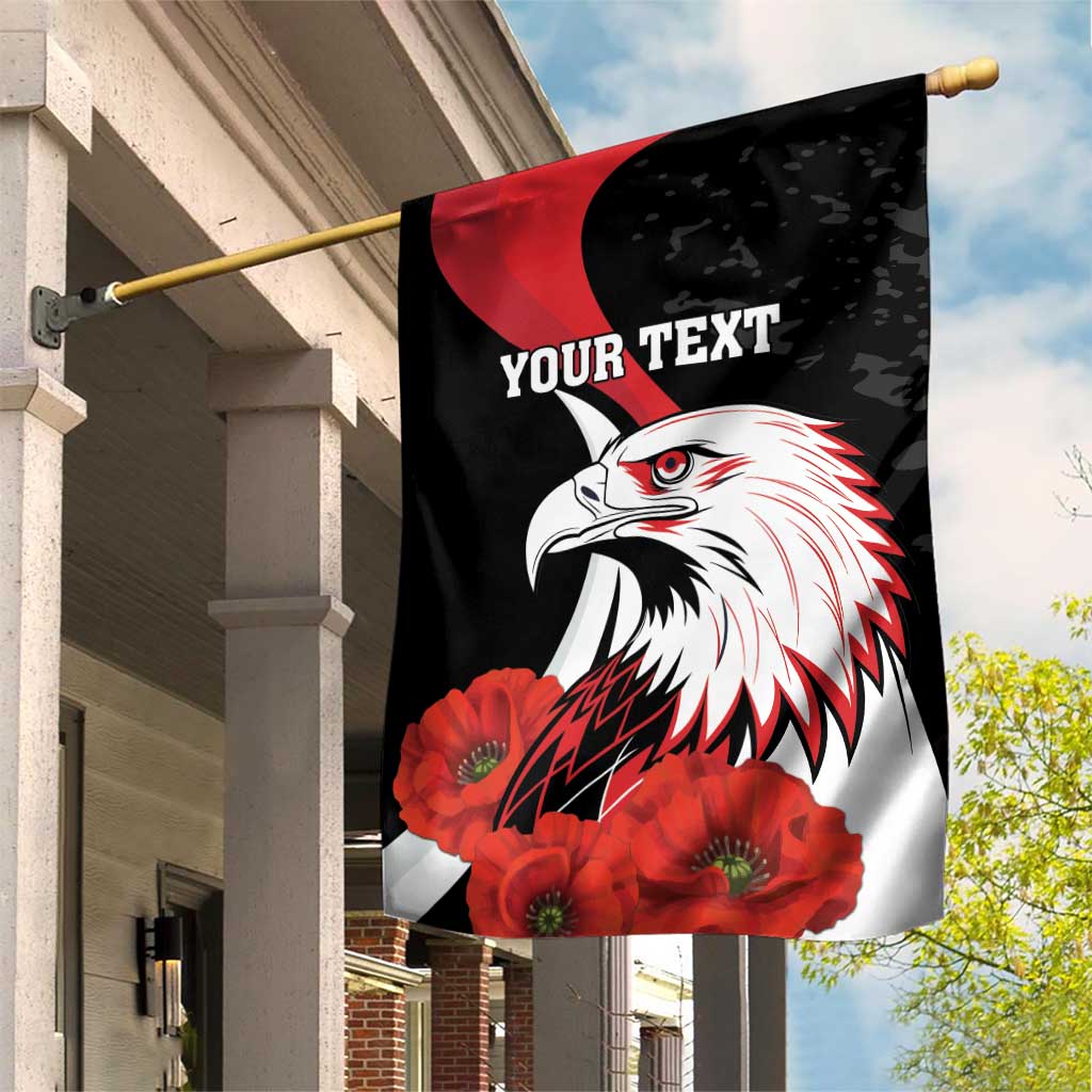 Personalized Poland Eagle Garden Flag Rzeczpospolita Polska Poppy Flower