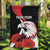 Personalized Poland Eagle Garden Flag Rzeczpospolita Polska Poppy Flower