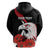 Personalized Poland Eagle Hoodie Rzeczpospolita Polska Poppy Flower