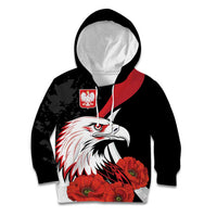Personalized Poland Eagle Kid Hoodie Rzeczpospolita Polska Poppy Flower