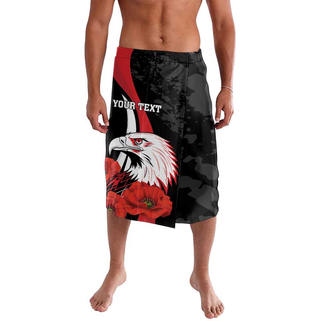 Personalized Poland Eagle Lavalava Rzeczpospolita Polska Poppy Flower