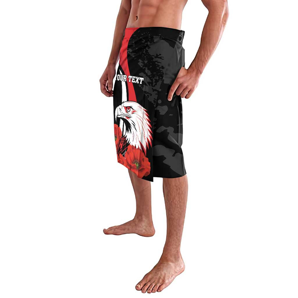 Personalized Poland Eagle Lavalava Rzeczpospolita Polska Poppy Flower