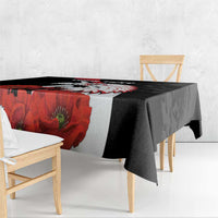 Personalized Poland Eagle Tablecloth Rzeczpospolita Polska Poppy Flower