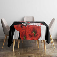 Personalized Poland Eagle Tablecloth Rzeczpospolita Polska Poppy Flower