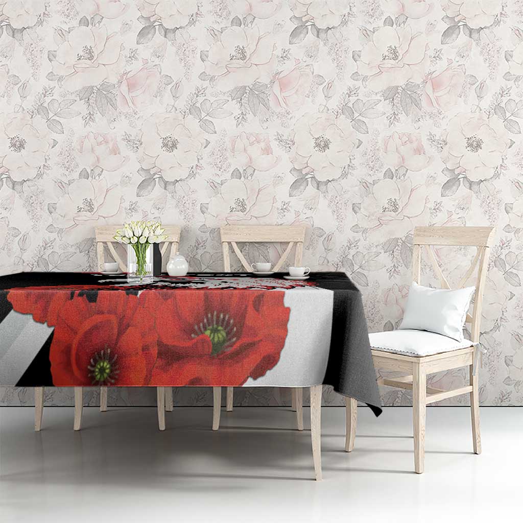 Personalized Poland Eagle Tablecloth Rzeczpospolita Polska Poppy Flower