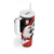 Personalized Poland Eagle Tumbler With Handle Rzeczpospolita Polska Poppy Flower