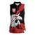Personalized Poland Eagle Women Sleeveless Polo Shirt Rzeczpospolita Polska Poppy Flower