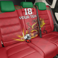 Custom Wales Football Back Car Seat Cover Y Ddraig Goch Ddyry Cychwyn