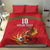 Custom Wales Football Bedding Set Y Ddraig Goch Ddyry Cychwyn