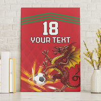 Custom Wales Football Canvas Wall Art Y Ddraig Goch Ddyry Cychwyn