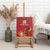 Custom Wales Football Canvas Wall Art Y Ddraig Goch Ddyry Cychwyn