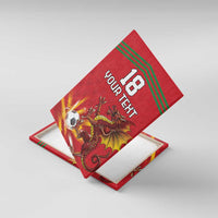 Custom Wales Football Canvas Wall Art Y Ddraig Goch Ddyry Cychwyn