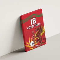 Custom Wales Football Canvas Wall Art Y Ddraig Goch Ddyry Cychwyn