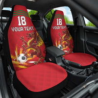 Custom Wales Football Car Seat Cover Y Ddraig Goch Ddyry Cychwyn