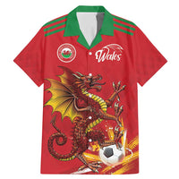 Custom Wales Football Family Matching Mermaid Dress and Hawaiian Shirt Y Ddraig Goch Ddyry Cychwyn
