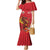 Custom Wales Football Family Matching Mermaid Dress and Hawaiian Shirt Y Ddraig Goch Ddyry Cychwyn