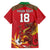 Custom Wales Football Family Matching Off Shoulder Maxi Dress and Hawaiian Shirt Y Ddraig Goch Ddyry Cychwyn