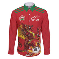 Custom Wales Football Family Matching Puletasi and Hawaiian Shirt Y Ddraig Goch Ddyry Cychwyn