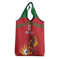 Custom Wales Football Grocery Bag Y Ddraig Goch Ddyry Cychwyn