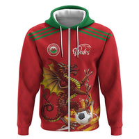 Custom Wales Football Hoodie Y Ddraig Goch Ddyry Cychwyn
