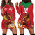 Custom Wales Football Hoodie Dress Y Ddraig Goch Ddyry Cychwyn