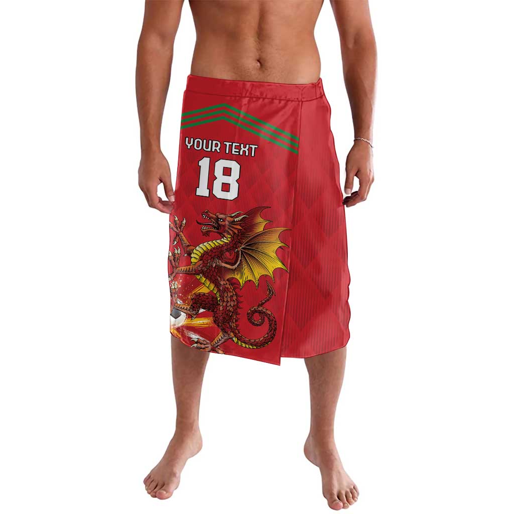 Custom Wales Football Lavalava Y Ddraig Goch Ddyry Cychwyn
