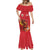 Custom Wales Football Mermaid Dress Y Ddraig Goch Ddyry Cychwyn