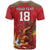 Custom Wales Football T Shirt Y Ddraig Goch Ddyry Cychwyn