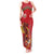 Custom Wales Football Tank Maxi Dress Y Ddraig Goch Ddyry Cychwyn