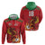 Custom Wales Football Zip Hoodie Y Ddraig Goch Ddyry Cychwyn