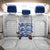 Custom England Fooball Back Car Seat Cover The Three Lions Blue Version