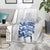 Custom England Fooball Blanket The Three Lions Blue Version