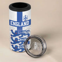 Custom England Fooball 4 in 1 Can Cooler Tumbler The Three Lions Blue Version