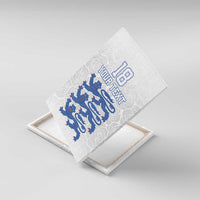 Custom England Fooball Canvas Wall Art The Three Lions Blue Version