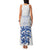 Custom England Fooball Family Matching Tank Maxi Dress and Hawaiian Shirt The Three Lions Blue Version