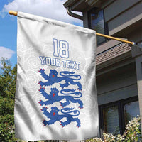 Custom England Fooball Garden Flag The Three Lions Blue Version