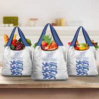 Custom England Fooball Grocery Bag The Three Lions Blue Version