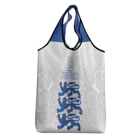 Custom England Fooball Grocery Bag The Three Lions Blue Version
